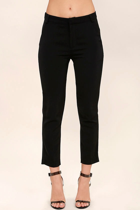 Classic Black Pants - Trouser Pants - Dressy Pants - $46.00
