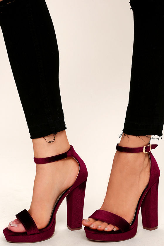 Wine platform outlet heels