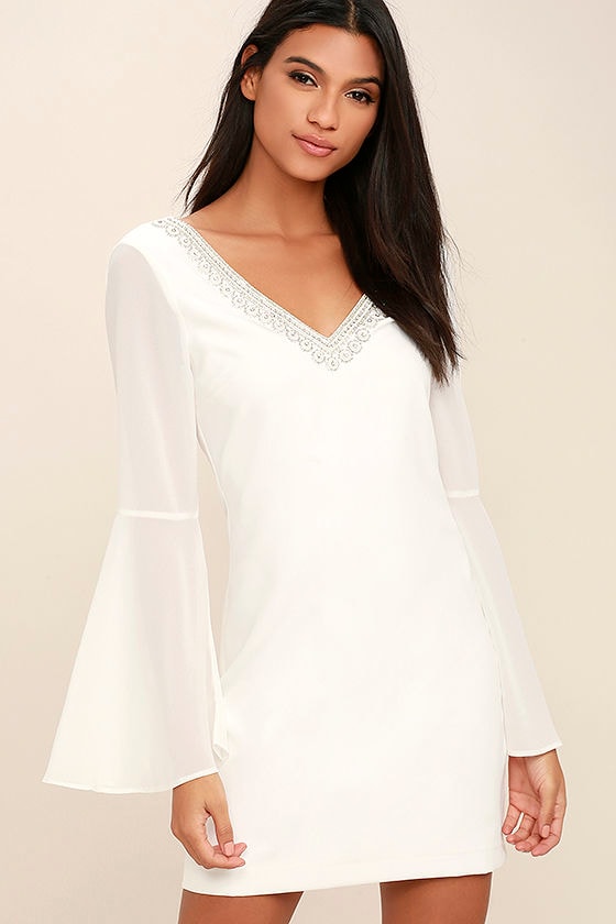 light white dress
