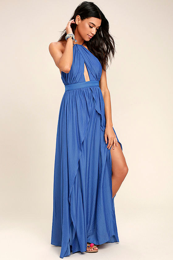 lulus halter maxi dress