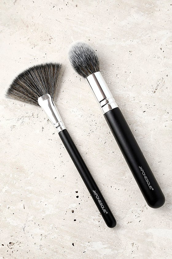 Japonesque Must-Have Highlighting Brush Duo - Makeup Brush Set -  Highlighting Brushes - $24.00 - Lulus
