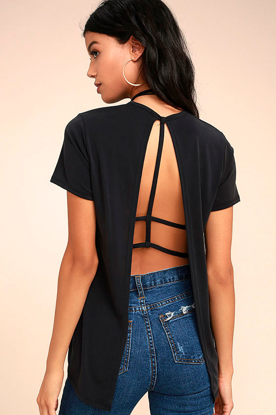 backless t shirt dress