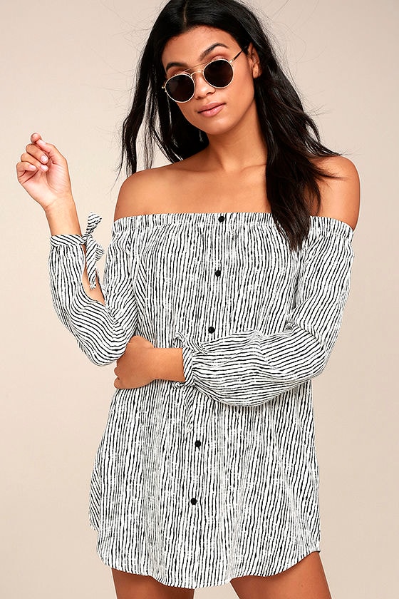 off shoulder festival dress