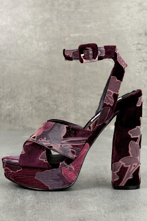 Steve Madden Jodi Heels - Platform Heels - Floral Heels - Lulus