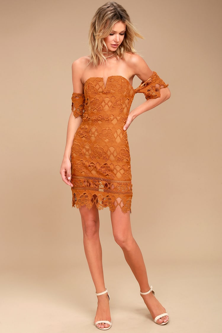 Burnt Orange Lace 