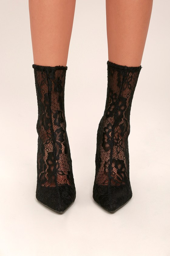 lace sock booties