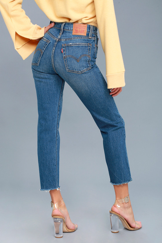 wedgie fit straight jeans