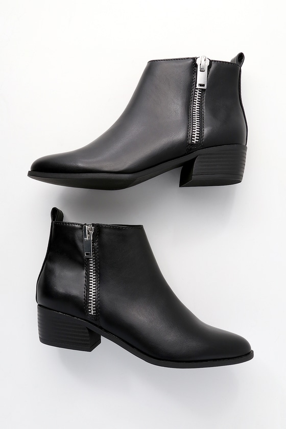 Norwich Black Ankle Booties