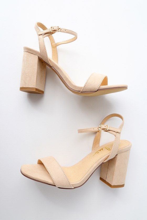h and m nude heels
