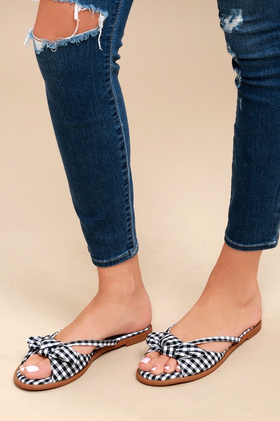 gingham teva sandals