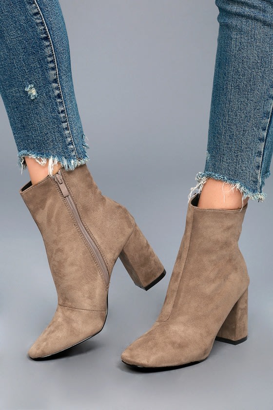 mid calf suede boots