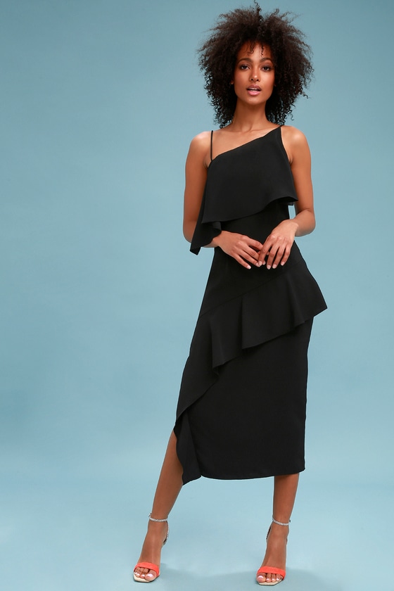 Keepsake shop asymmetrical dress