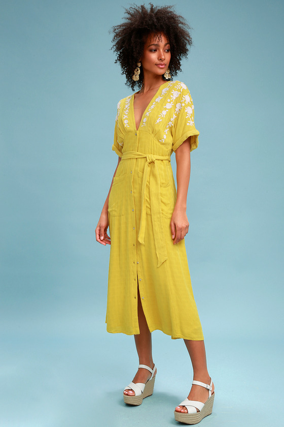 Free people love to store love you midi dress