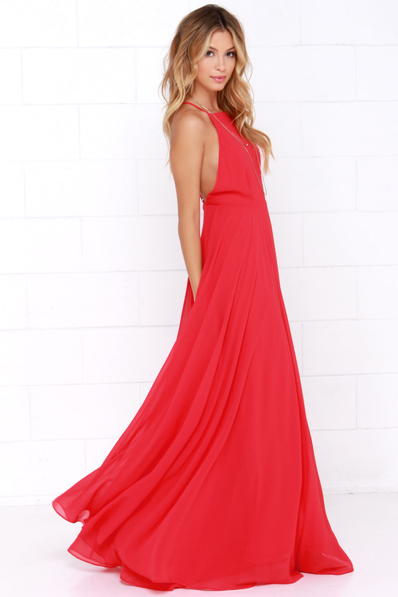 Red Maxi Dresses - Lulus