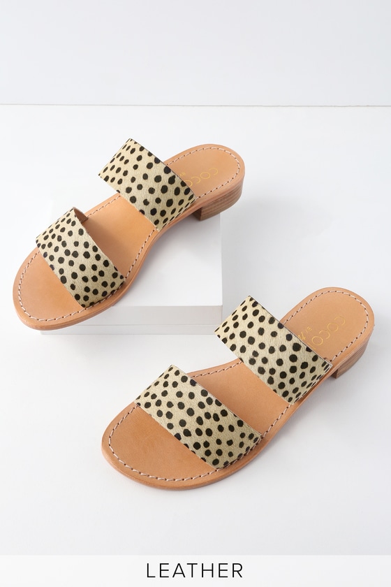 coconuts cheetah sandals