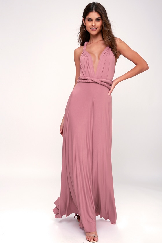 Mauve Bridesmaid Dress - Convertible Dress - Infinity Dress - Lulus