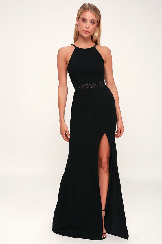 one shoulder dress gown