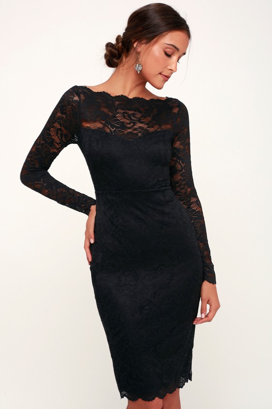 bodycon dress with sleeves