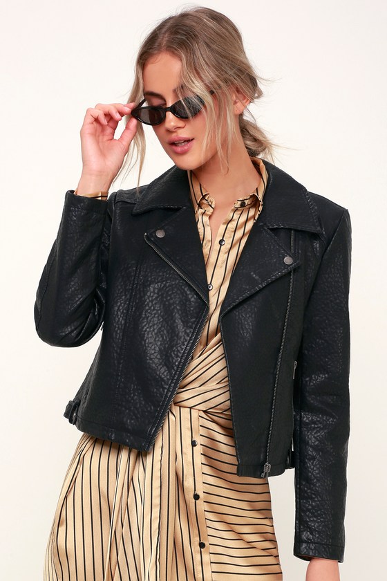 Jack by BB Dakota Doin' It Right - Vegan Leather Moto Jacket - Lulus