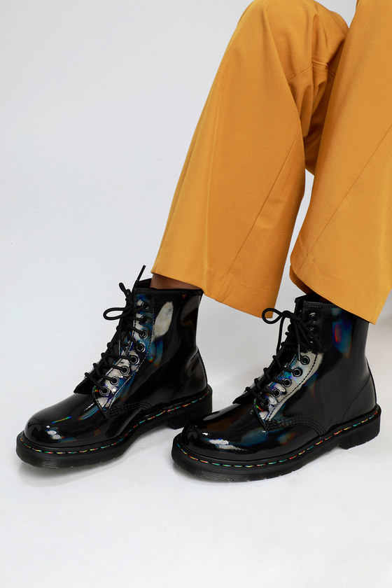 Dr Martens 1460 Rainbow Iridescent Online Sale, UP TO 61% OFF