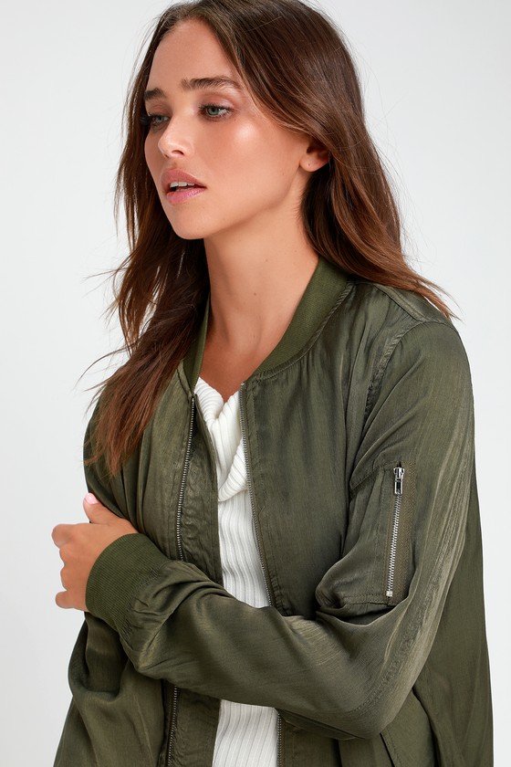 Light green clearance bomber jacket womens