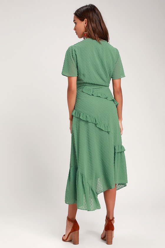next green midi dress