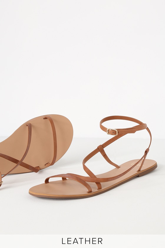 cute brown strappy sandals