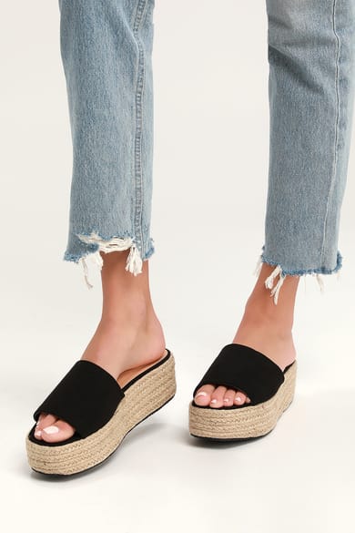 Chic Espadrille Wedges and Flats | Women's Espadrille Platform Sandals in the Newest Styles - Lulus