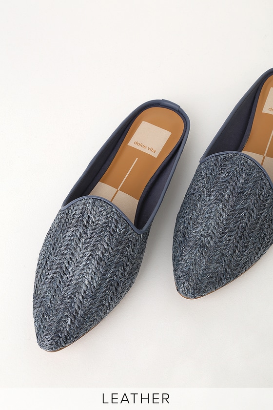 Dolce Vita Grant - Blue Woven Loafers 