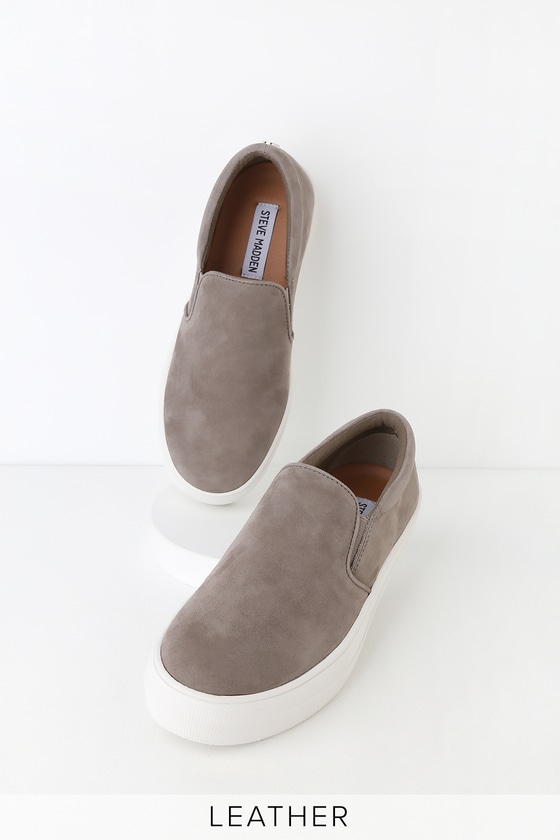 Gills Grey Suede Leather Flatform Sneakers - Grey Suede Sneakers - Lulus