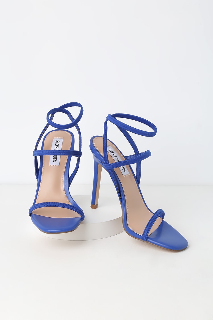 Steve Madden Nectur - Blue High Heel Sandals - Vegan heels - Lulus