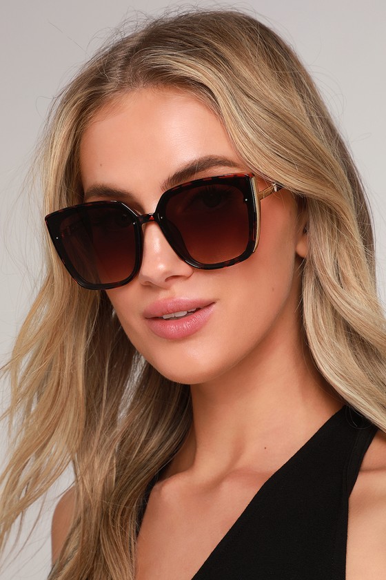 Chic Tortoise Sunglasses Frameless Sunglasses Sunnies Lulus