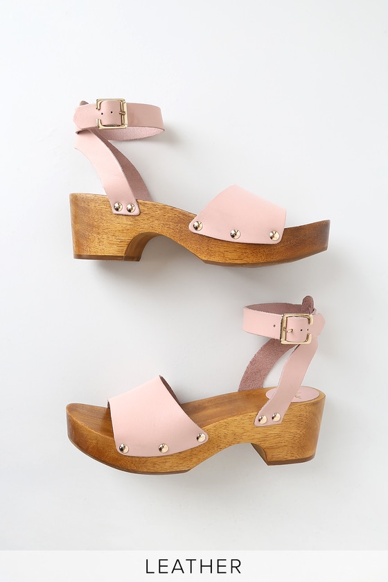 clogs heels sandals