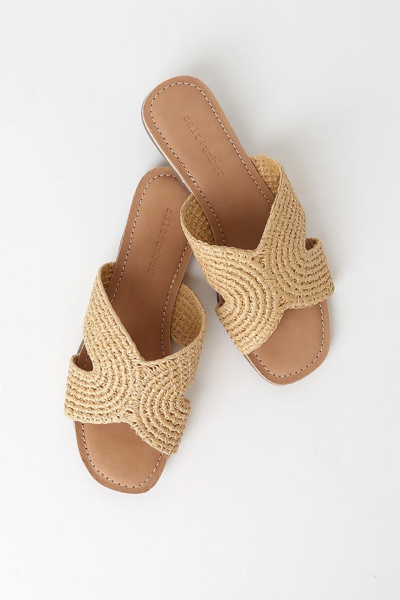 natural woven sandals