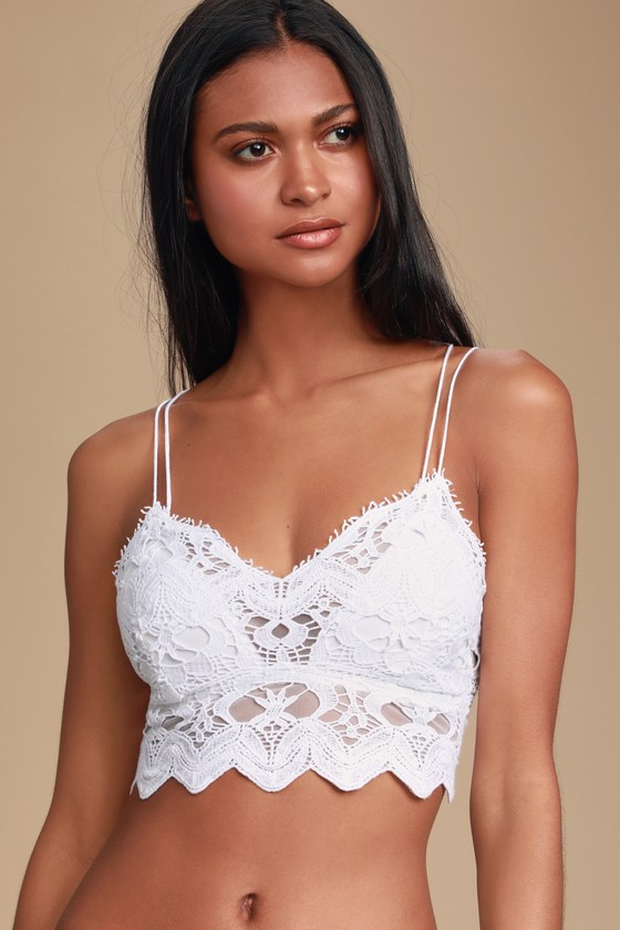 $38 Free People Ilektra Lace Lacey Strappy Soft Purple Violet Pink