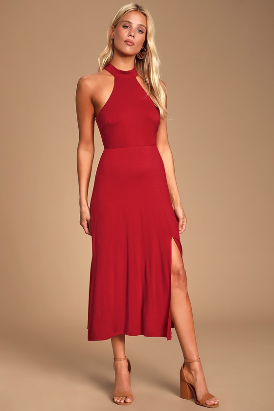 Red Halter Dress Long Finland, SAVE 45% - horiconphoenix.com