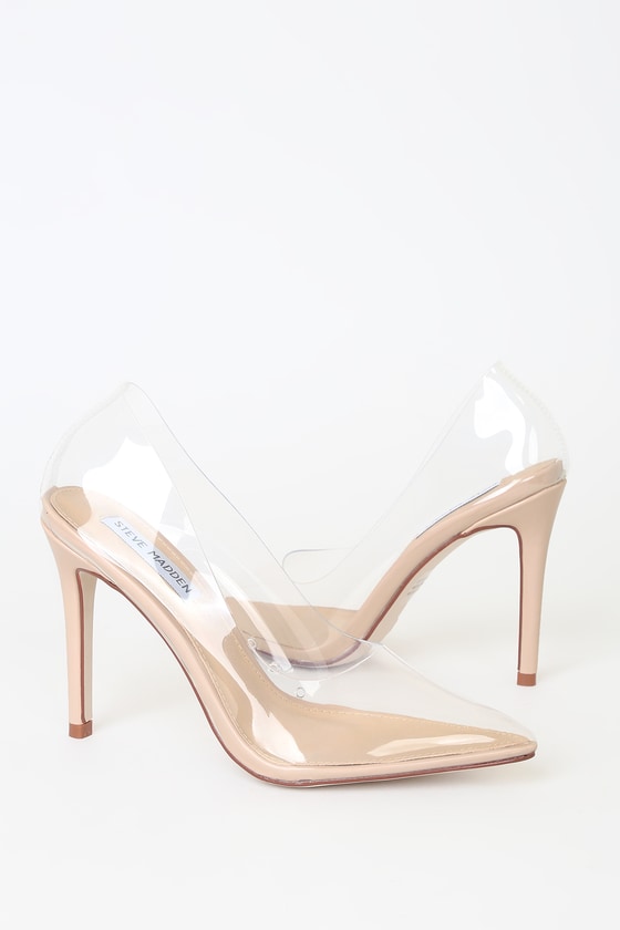 Steve Madden Vegas - Clear Pumps - Clear Pointed-Toe Pumps - Lulus
