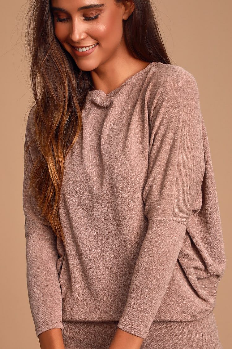 Cute Rose Top - Dolman Sleeve Top - Sweater Top - Dolman Sweater - Lulus
