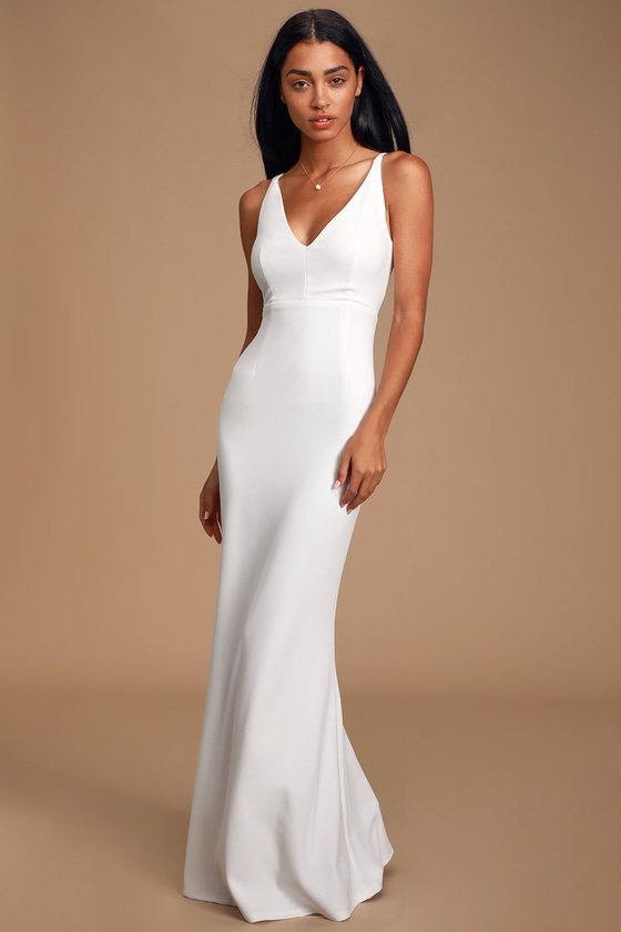 white dress maxi dress