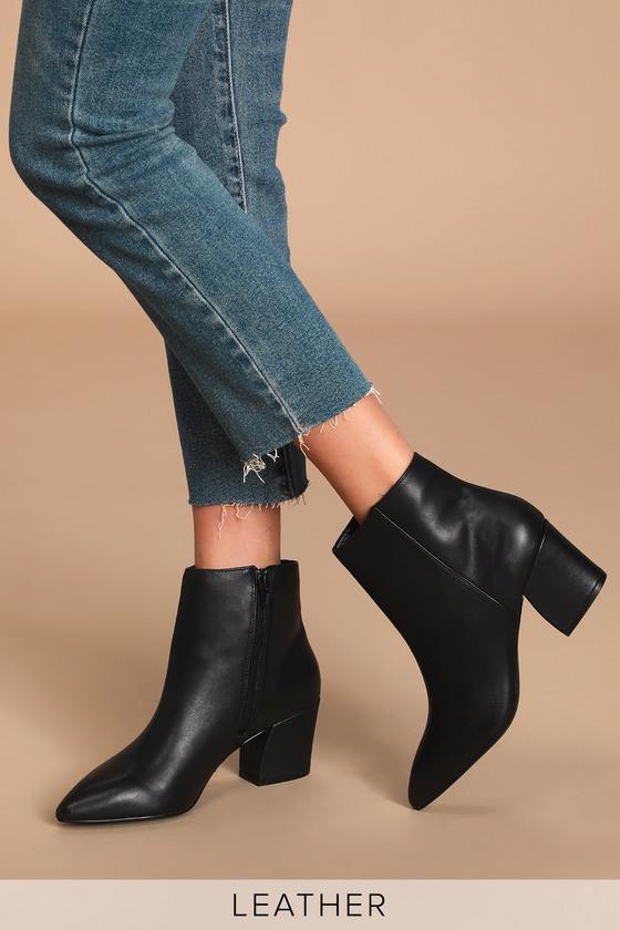 steve madden pointed toe ankle boots