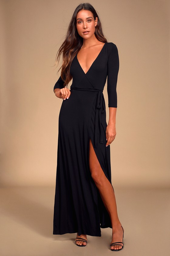nice long black dresses