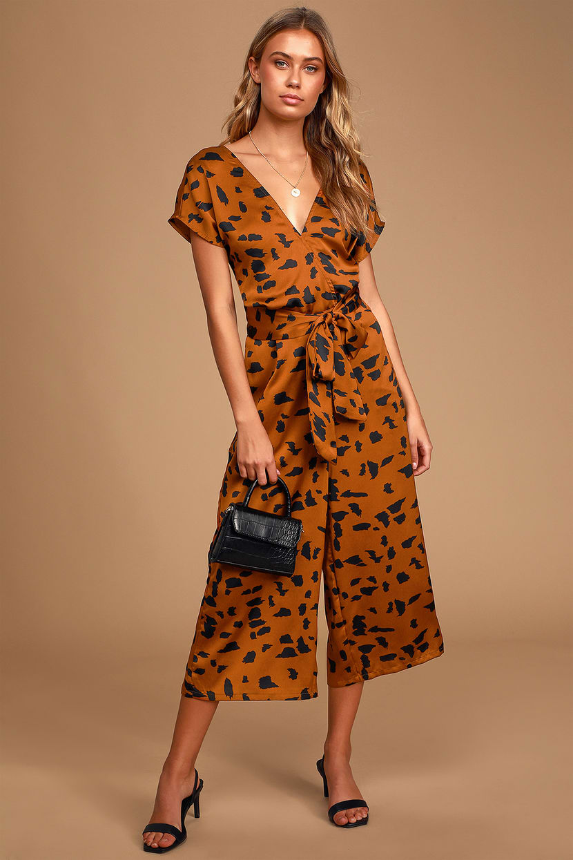 פורה רפאליה ארנולדי רפאליה ארנולדי valentia leopard print jumpsuit in 2019  - kagitakademisi.com