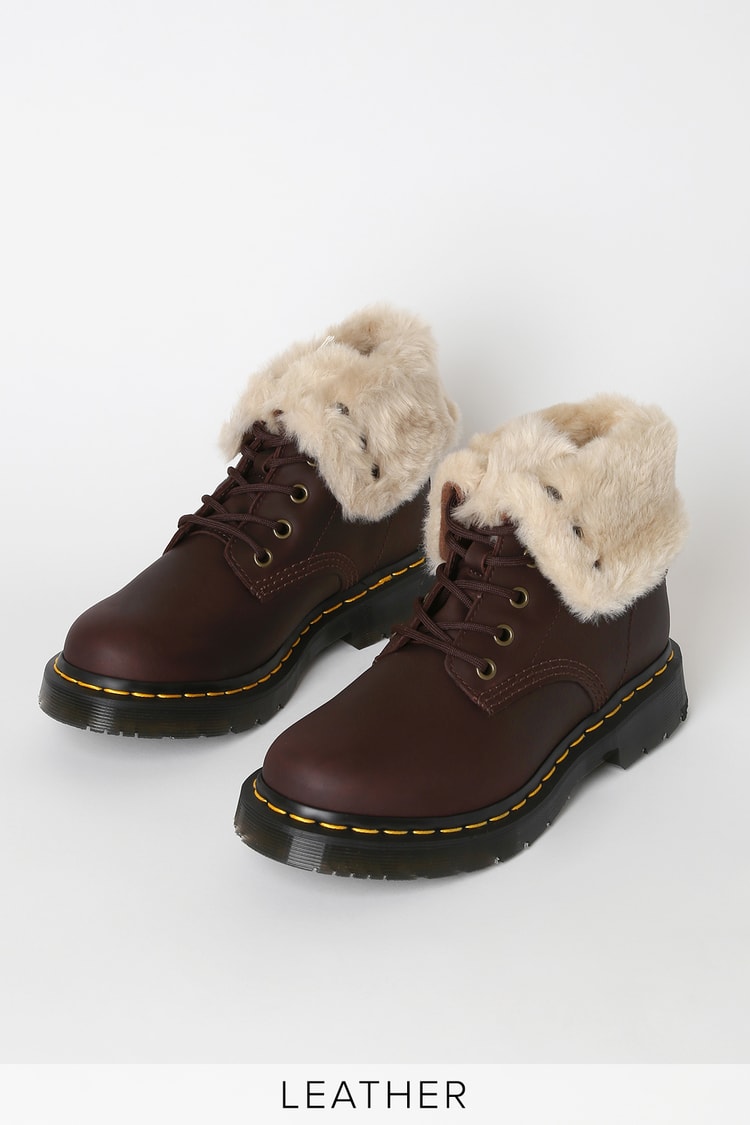 Dr. Martens 1460 Kolbert - Winter Boots - Suede Leather Boots - Lulus