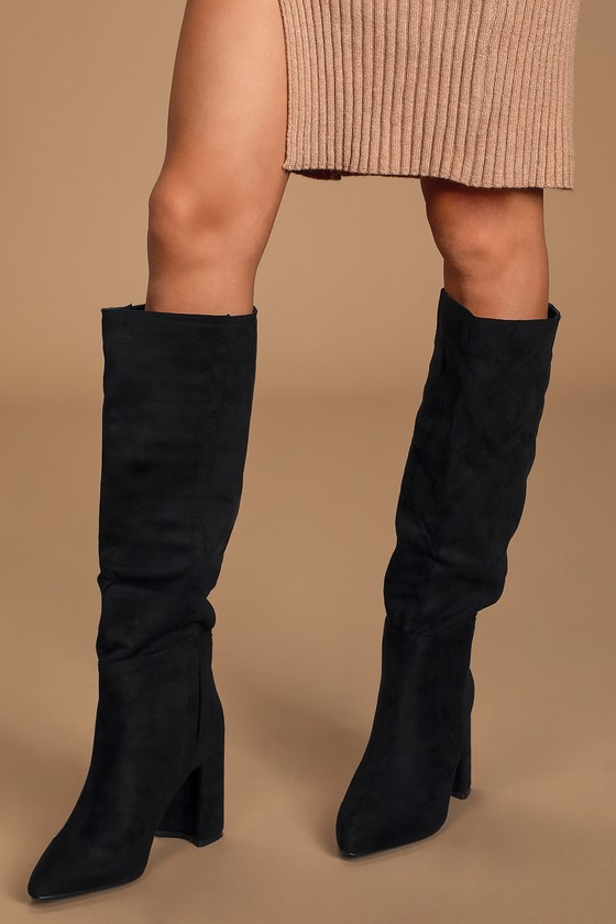 Boots Suede Knee High | escapeauthority.com