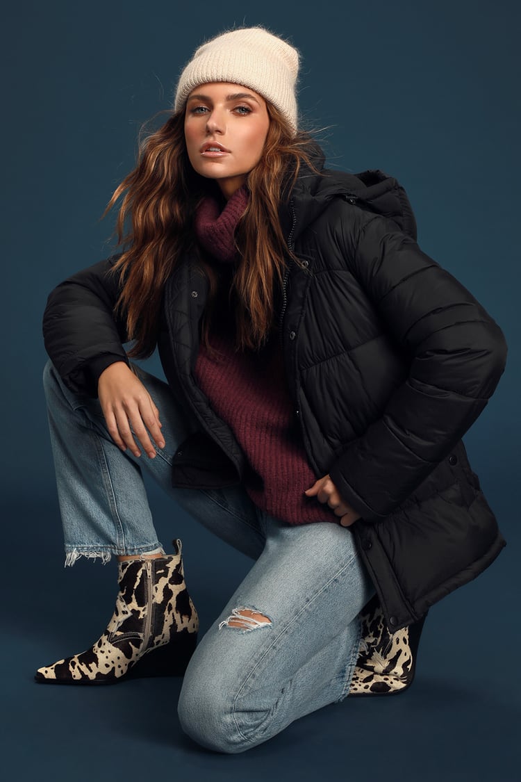 Lulus Quilted Cropped Puffer Jacket