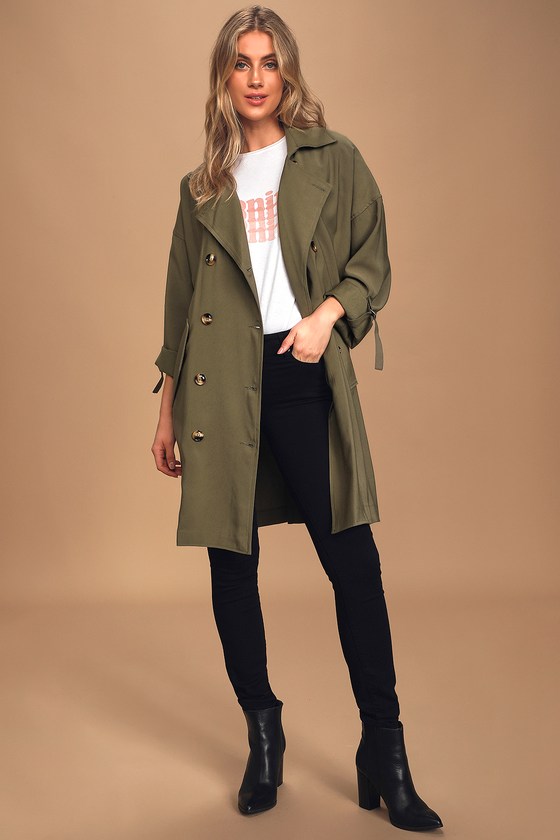 olive green colour coat pant