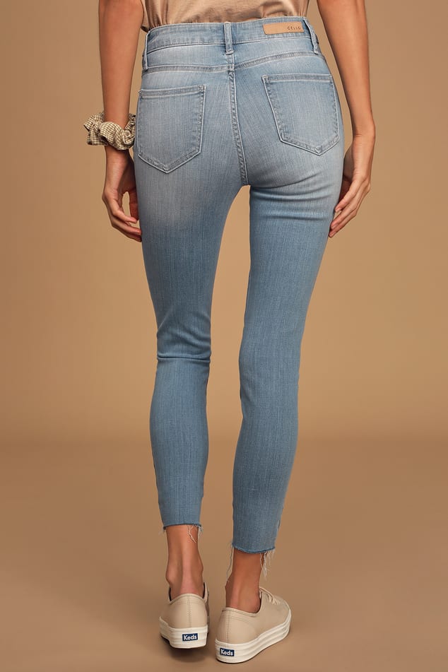 Casual Charisma Light Wash High-Rise Skinny Jeans