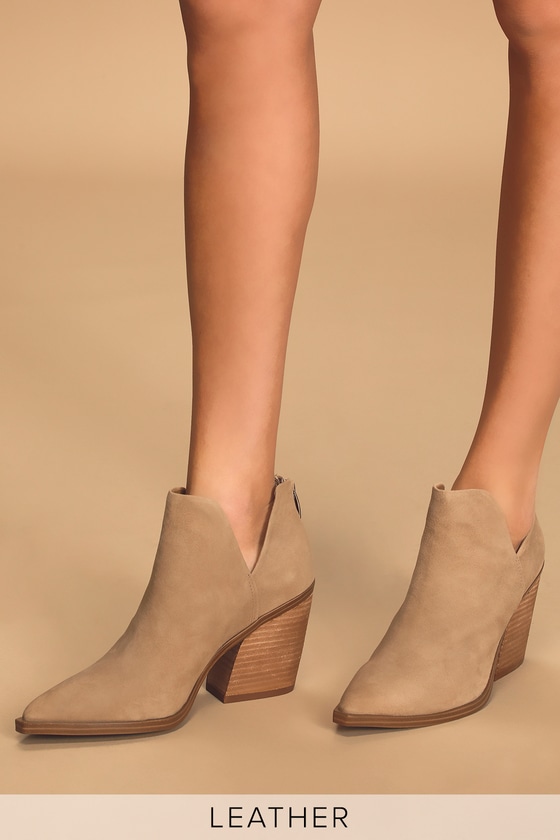 Steve Madden Alyse - Tan Suede Leather 