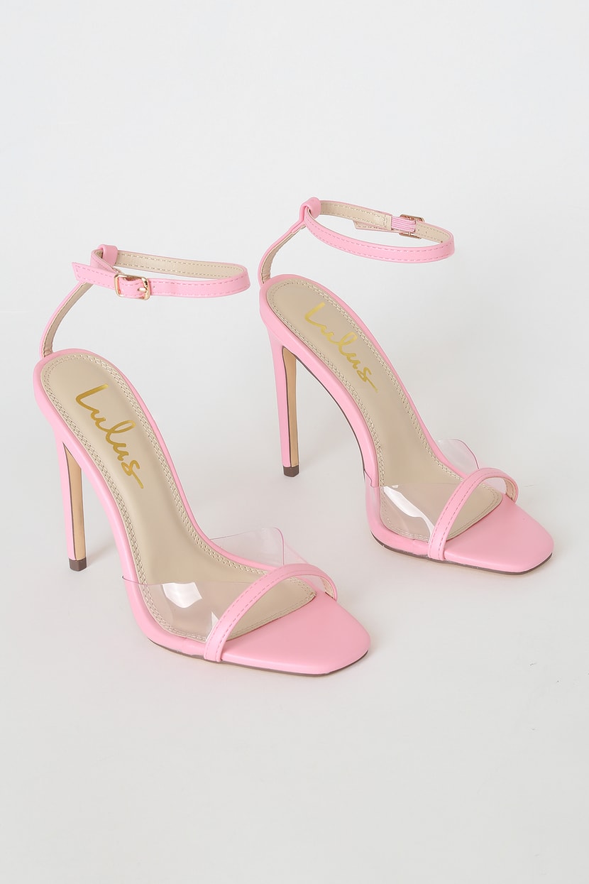 Sexy Pink Heels - High Heels - Vegan Leather and Vinyl Heels - Lulus