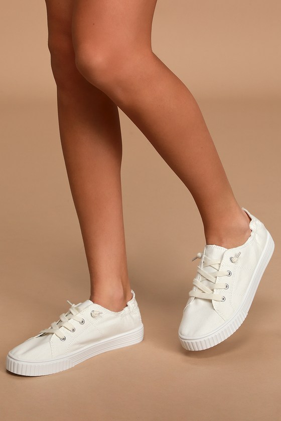 madden girl lace up canvas sneakers